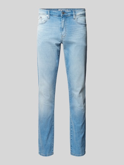 Only & Sons Jeansy o kroju regular fit z 5 kieszeniami model ‘WEFT’ Jasnoniebieski 2