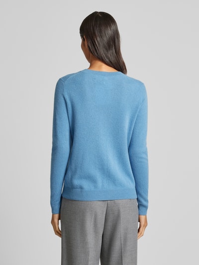 Christian Berg Woman Strickpullover mit gerippten Abschlüssen Rauchblau 5