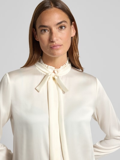 Max Mara Studio Regular Fit Bluse aus Seiden-Mix Modell 'GILLES' Offwhite 3