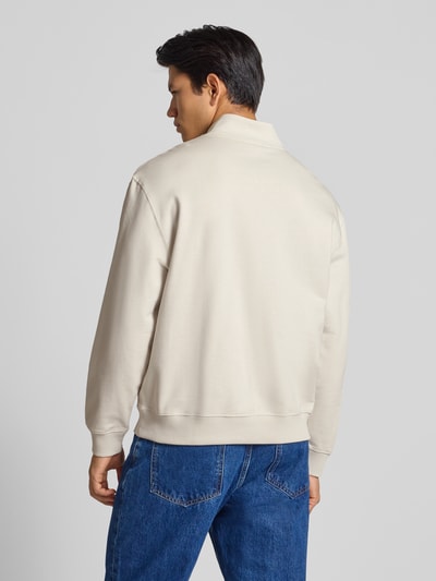 Calvin Klein Jeans Sweatshirt met opstaande kraag Offwhite - 5