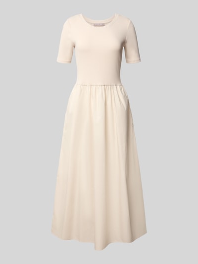 Christian Berg Woman Selection Midikleid in Falten-Optik Sand 2