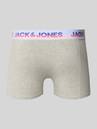 Jack & Jones Trunks mit Label-Bund Modell 'JADON' im 5er-Pack Rot 3