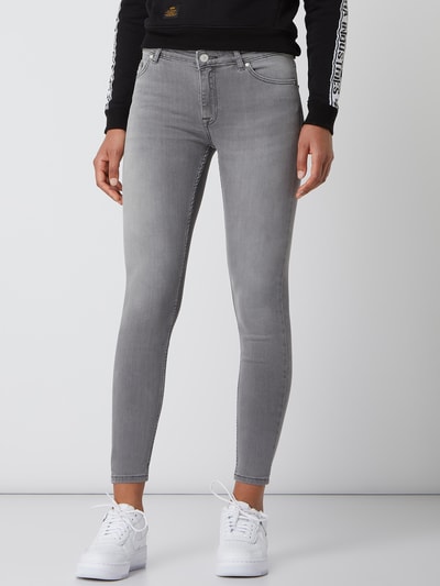 Review Skinny jeans met stretch Lichtgrijs - 4