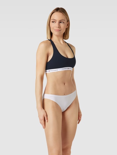 TOMMY HILFIGER Biustonosz typu bralette z tyłem o kroju bokserki model ‘UNLINED’ Ciemnoniebieski 1