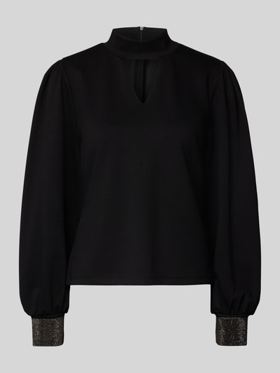 monari Blusenshirt mit Cut Out Black 2