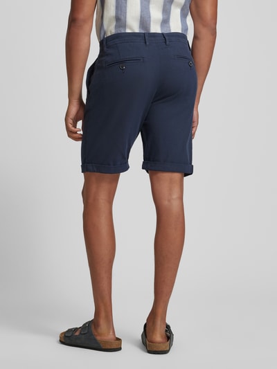 SELECTED HOMME Slim Fit Bermudas in unifarbenem Design Modell 'LUTON' Marine 5