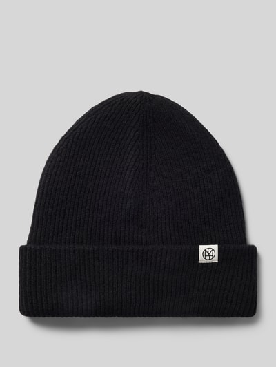 MSCH Copenhagen Mütze aus reiner Wolle Modell 'LOWEE ICON' Black 1