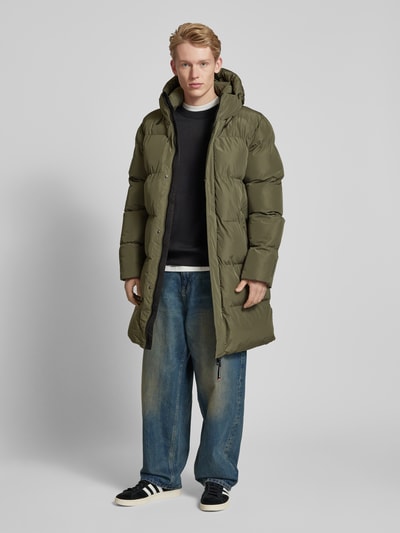 Superdry Steppjacke mit Kapuze Oliv 1