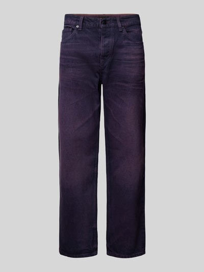 BOSS Orange Regular Fit Jeans im 5-Pocket-Design Modell 'Troy' Purple 1