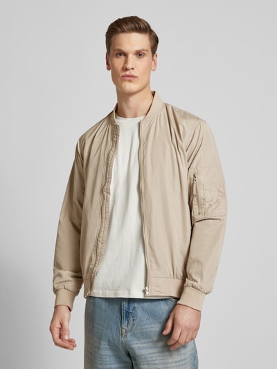 Blend Blouson mit Paspeltaschen Beige 4