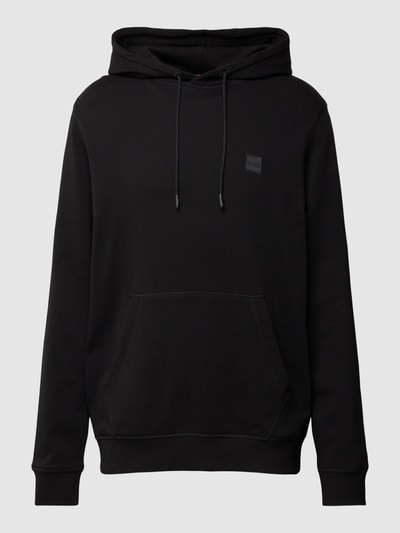 BOSS Orange Hoodie mit Label-Detail Modell 'Wetalk' Black 2