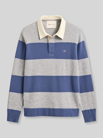 GANT Regular Fit Pullover aus reiner Baumwolle Hellgrau 2