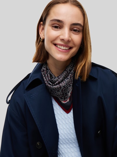 Tommy Hilfiger Tuch aus reiner Seide mit Allover-Logo-Print Pink 1