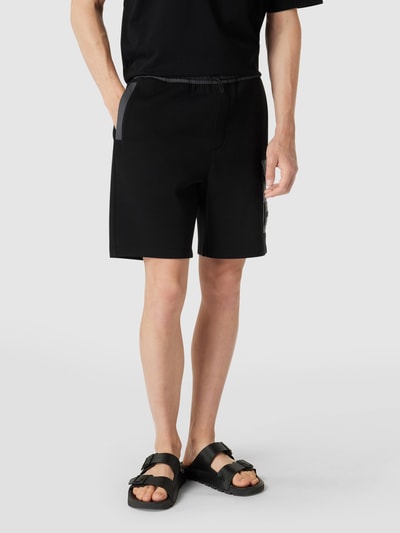 HUGO Sweatshorts mit Label-Patch Modell 'Dowen' Black 4