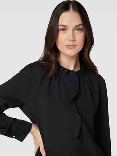 Marc Cain Bluse mit Volants Black 3