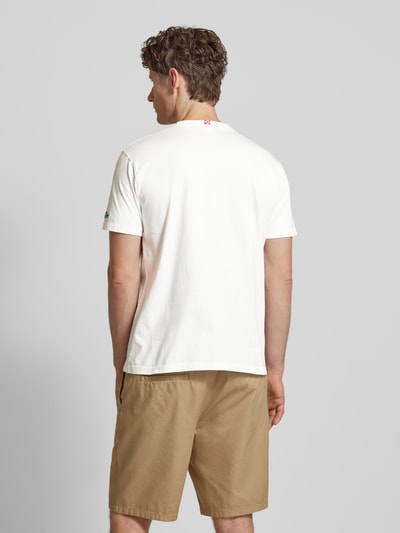MC2 Saint Barth T-Shirt mit Motiv-Print Modell 'AUSTIN' Weiss 5
