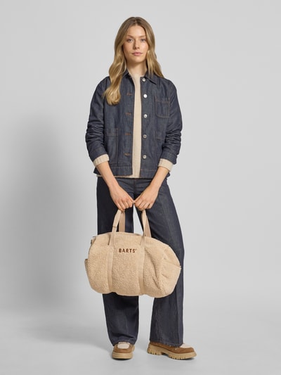 Barts Weekender mit Label-Detail Beige 1