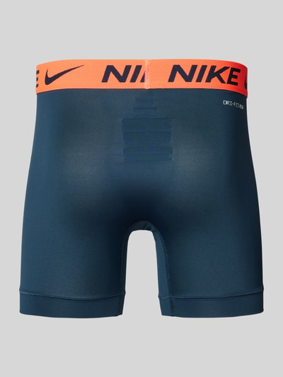 Nike Obcisłe bokserki z elastycznym paskiem z logo w zestawie 3 szt. Ciemnoniebieski 3