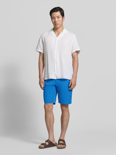 Tommy Hilfiger regular fit bermuda’s van katoenmix Koningsblauw - 1