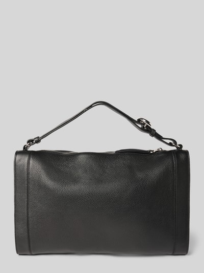 Coccinelle Torba na ramię z aplikacją z logo model ‘Elinor’ Czarny 4