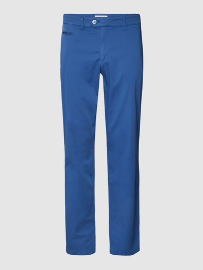 Brax Stoffen broek met paspelzak, model 'Everest' Blauw - 2