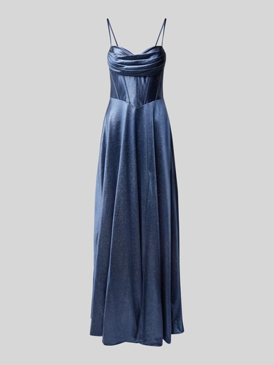 Mascara Abendkleid mit Herz-Ausschnitt Blau 2