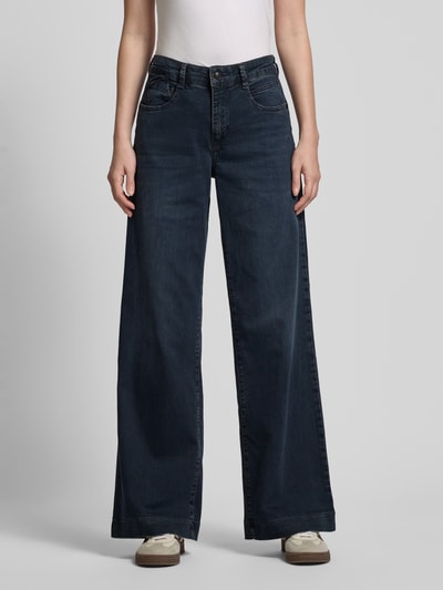 MAC Wide leg jeans in 5-pocketmodel Blauw - 4