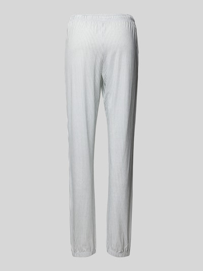 s.Oliver RED LABEL Spodnie od piżamy ze wzorem w paski model ‘Everyday’ Oliwkowy 3