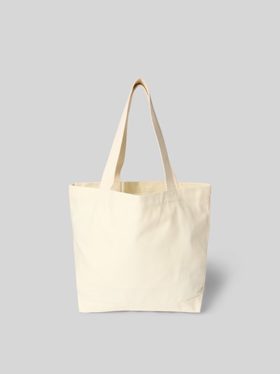 MAISON KITSUNÉ Shopper aus reiner Baumwolle Ecru 4