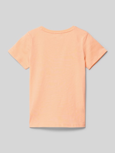 Tom Tailor T-Shirt mit Paillettenbesatz Apricot 3