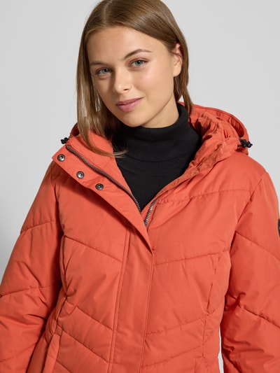 G.I.G.A. DX Gewatteerd regular fit jack met capuchon Terracotta - 3