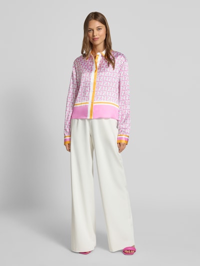 Herzensangelegenheit Regular Fit Bluse im Allover-Look Pink 1