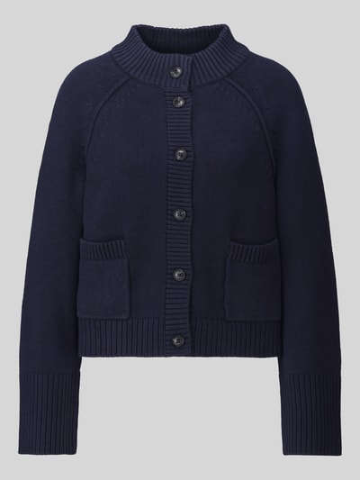 Tom Tailor Strickjacke aus reiner Baumwolle mit aufgesetzten Taschen Marine 2