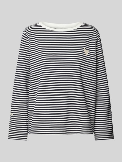 Tom Tailor Comfort Fit Sweatshirt mit Allover-Muster Offwhite 1