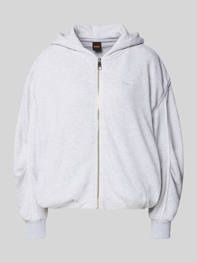 Produktfoto, Regular Fit Sweatjacke aus Baumwoll-Mix Modell 'C_ELENDY' von BOSS Orange, Optik: Unifarben, Materialverarbeitung: Sweat