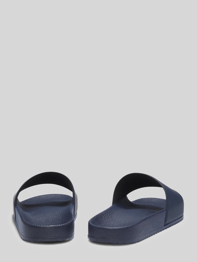 HUGO Badeschuhe mit Logo Print Dunkelblau 3