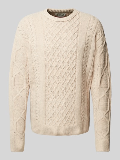 Scotch & Soda Strickpullover mit Rundhalsausschnitt Beige 2