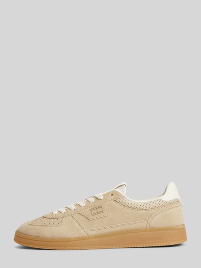 Tommy Jeans Sneakersy z naturalnej skóry welurowej Piaskowy 2