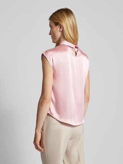 Neo Noir Blousetop met ronde hals, model 'Fleur' Rosé - 5