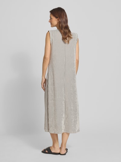 ZABAIONE Midi-jurk met ronde hals Ecru - 5