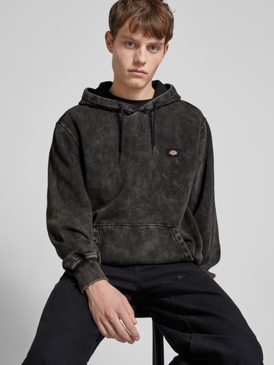 Dickies Oversized hoodie in used-look Zwart - 3