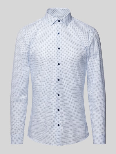 OLYMP No. Six Super Slim Fit Business-Hemd mit Kentkragen Weiss 1