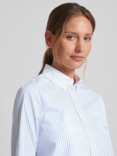 Gant Overhemdblouse met button-downkraag Lichtblauw - 3