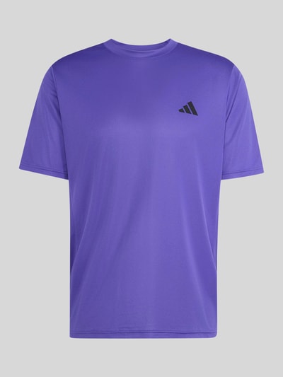 adidas Training Regular Fit Sport-T-Shirt mit Logo-Print Lila 1