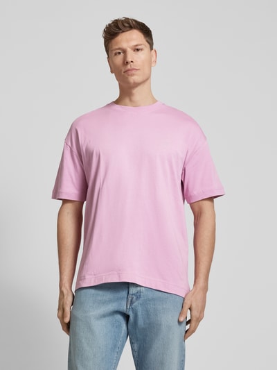 Samsøe Samsøe T-Shirt mit Label-Print Modell 'JOEL' Altrosa 4