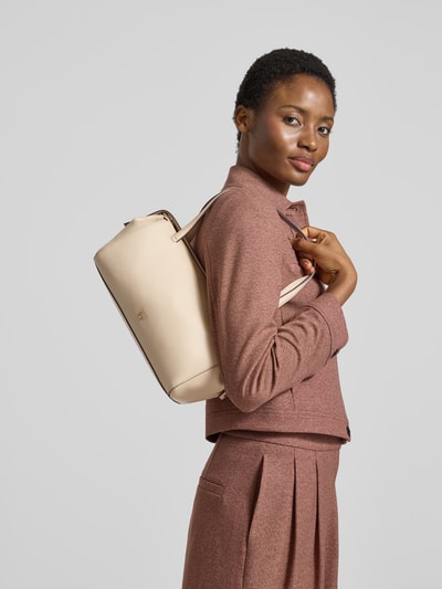 HUGO Handtas met handvat in leerlook model 'Meelo_Duffle' Ecru - 1