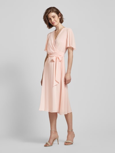 Lauren Ralph Lauren Midikleid in Wickel-Optik Modell 'ABEL' Pink 1