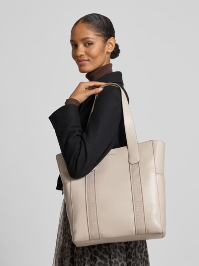CK Calvin Klein Tote bag in leerlook Beige - 1