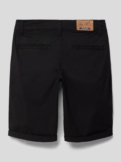 Blue Effect Chino-Shorts mit Label-Patch Black 3