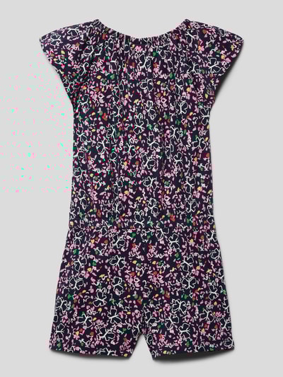 s.Oliver RED LABEL Playsuit mit Allover-Muster Marineblau 3